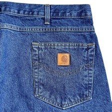 Nwt Carhartt B17 Relaxed Fit Tapered Leg Jeans Mens Size 42x30 Blue Denim Work Nwt Carhartt B17 Relaxed Fit Tapered Leg Jeans Mens Size 42x30 Blue Denim Work