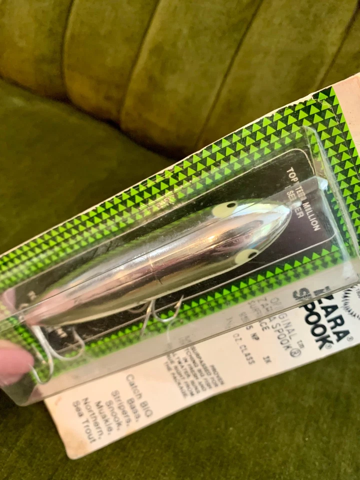 Nuevo de Lote Antiguo* Heddon Original Zara Spook 3/4 OZ 9255NP *Raro* 1960-70S Foto 4 de 4