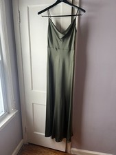 Jenny Yoo Green Floor Length Dress Size 8