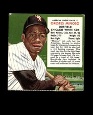 1954 Red Man Set-Break #AL7 Minnie Minoso VG-VGEX (crease) *GMCARDS*