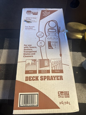 #ad Deck Sprayer Decks Siding Brick amp; Masonry. Wash Seal Stain By Chapin 2 Gallon $33.99