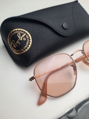 Ray-Ban RB3548-N Evolve hexagonal photochromic copper bronze Sonnenbrille