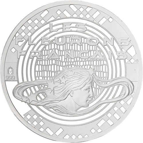 [#1213825] Frankrijk, Medaille, Les Fleurons Français, Le France, Zilver, FDC - Afbeelding 2 van 2