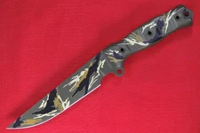 Busse Combat Nano Urgent Fury .19" Jungle Tigercam Cerakoted Knife (1 of 1)