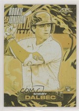 Topps Fire Rookie Ignition 2021 acuñado en oro Bobby Dalbec #RI-19 RC 1u6