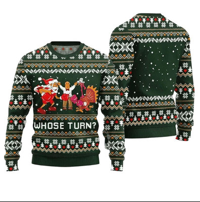 Whose Turn Thanksgiving Day Ugly Sweater