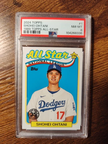 2024 Topps 1989 Topps All - Star #1 Shohei Ohtani PSA 8