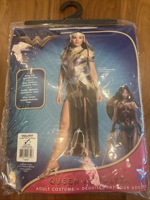 QUEEN HIPPOLYTA Wonder Woman DC Comics Dress Halloween Adult Costume Size 6-10  
