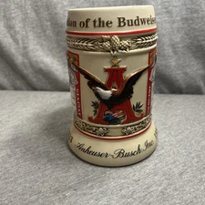 Anheuser Busch Evolution of the Budweiser Label - 2000 State Convention Stein