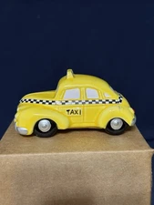 Dept 56 Snow Village: Yellow Taxi Cab  51063