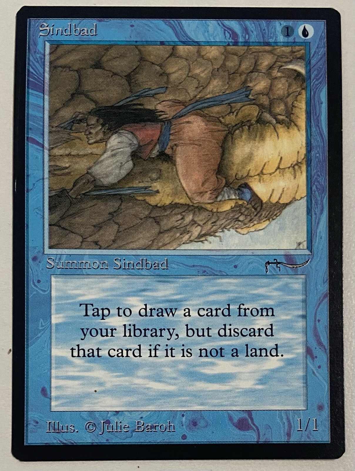 Magic The Gathering MTG SINDBAD Arabian Nights!