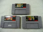 Super Nintendo (SNES) Game Lot - 3  games - Aladdin,Mario is Missing,Super Mario