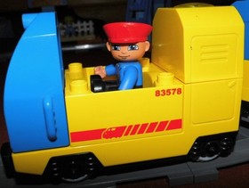 LEGO Ville Duplo Train Starter Set 5608 Original Packaging BA Diesel Locomotive w/ Motor Sound TOP