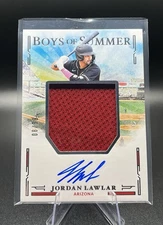  2025 Boys Of Summer Jordan Lawler Jumbo Material Signature Auto /99 Dbacks