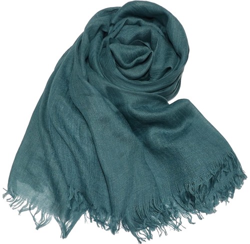 Women's Summer Scarfs 75x43 inch Lightweight Large Long Gauze Shawl Linen Beach - Picture 3 of 6