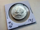 1964 D Kennedy Half Dollar 90% SILVER US Coin, Great, Original Condition