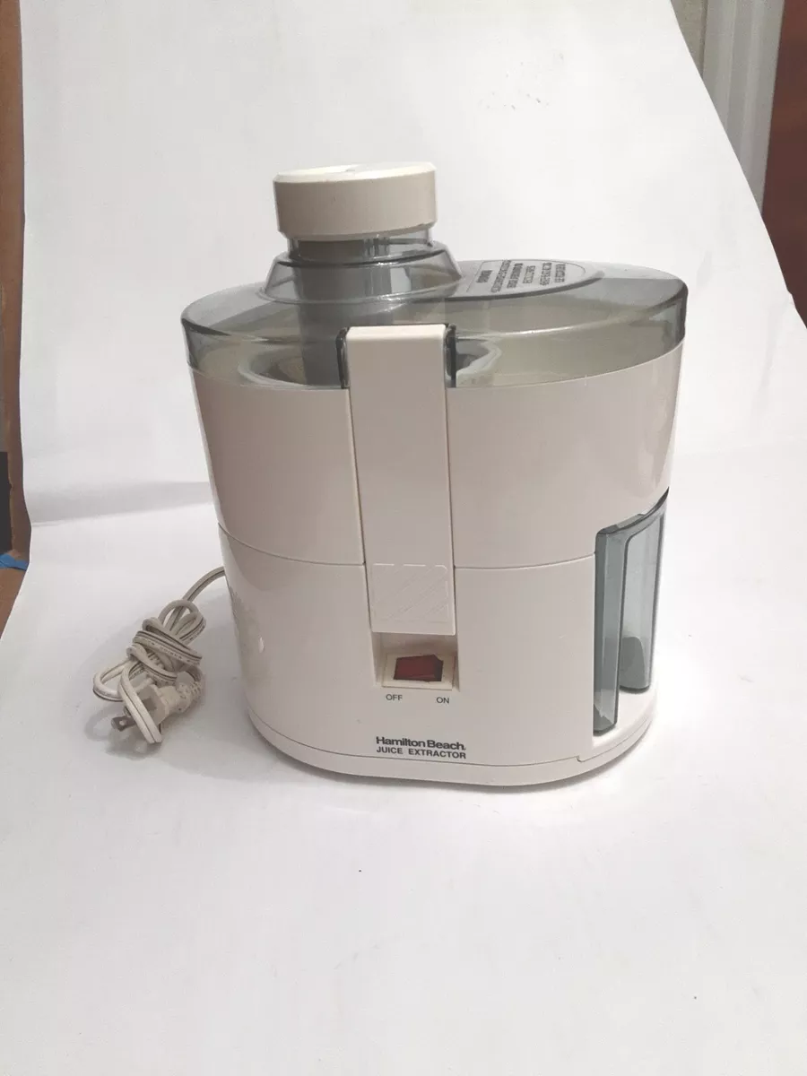 Hamilton Beach Juice Extractor Juicer Model 395WS Tested VG Cond