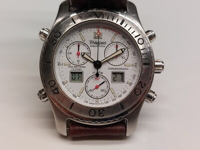 Philip Watch Aquatica orologio vintage uomo quartz (batteria) 38 mm ETA 251.265