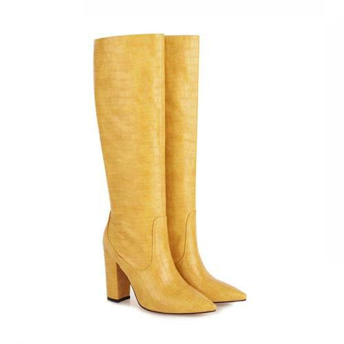 靴 Yello shoes 199X long boots NOIR LONG BOOTS – YELLO