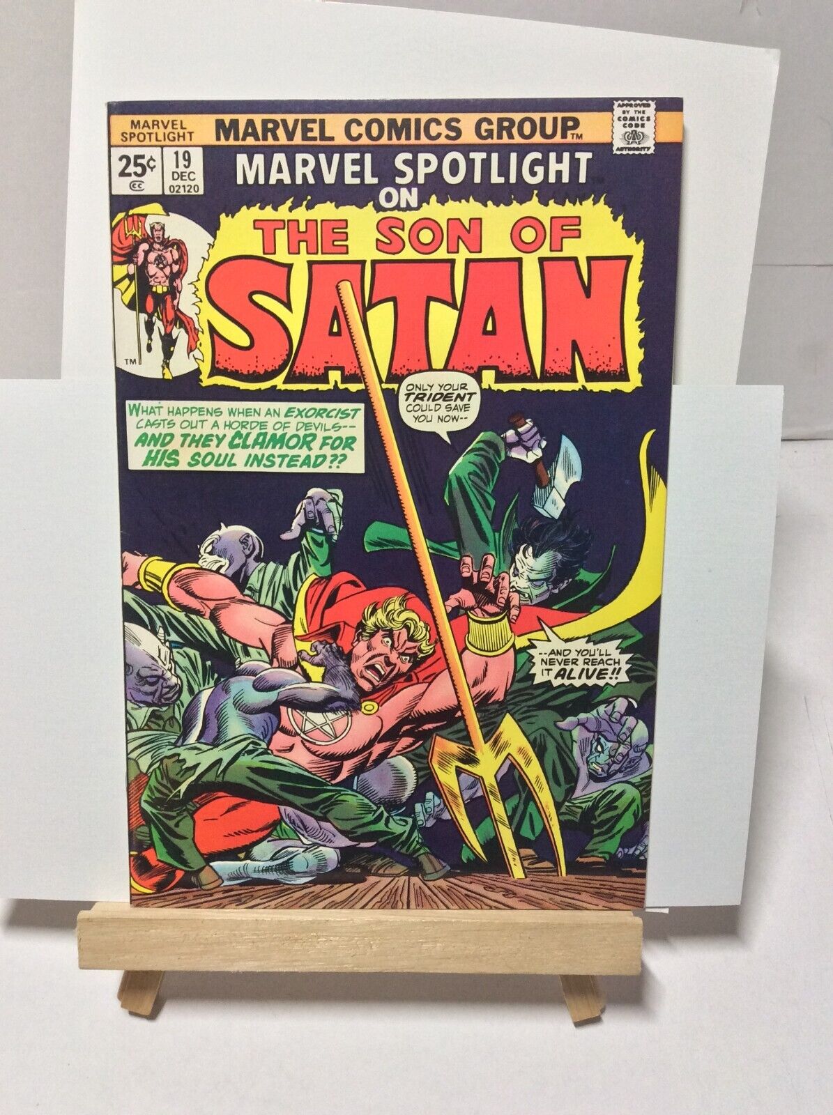 Marvel Spotlight 19; 1974; 7.5 VF- ; Daimon Hellstrom The Son of Satan