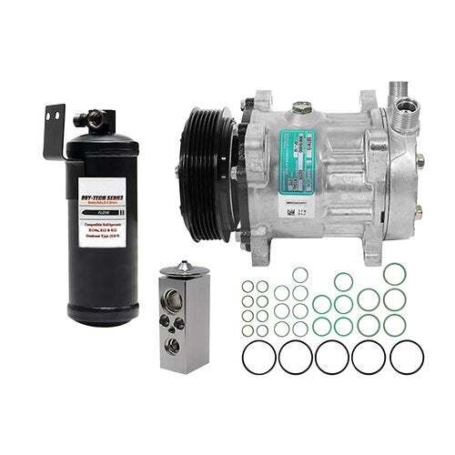 Air Conditioning Compressor Conversion Kit fits New Holland TS110 fits Ford
