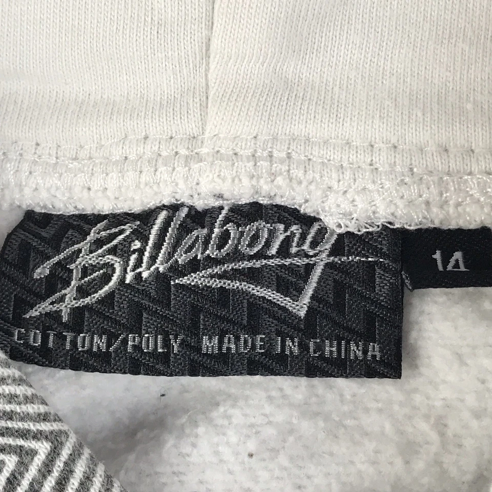 Billabong hoodie jumper size youth 14 - Image 4 of 4