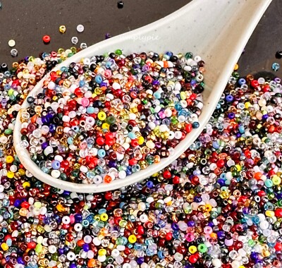 Assorted 11/0 Czech Preciosa 10g Glass Seed Beads