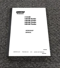 Fiat Trattori 160-90 180-90 Turbo Tractor Shop Service Repair Manual 06910088