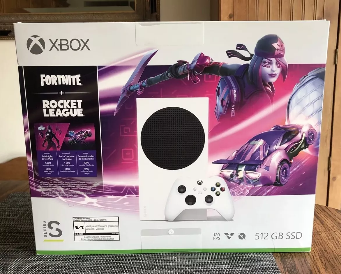 Console Microsoft Xbox Series S 512GB + Fortnite + Rocket League +