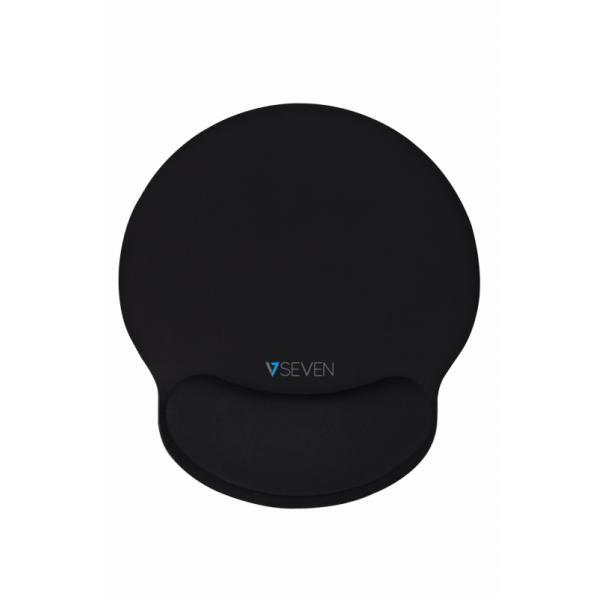 V7 - Input Devices MOUSE PAD IN MEMORY FOAM BLACK(230X200MM)WRIST REST