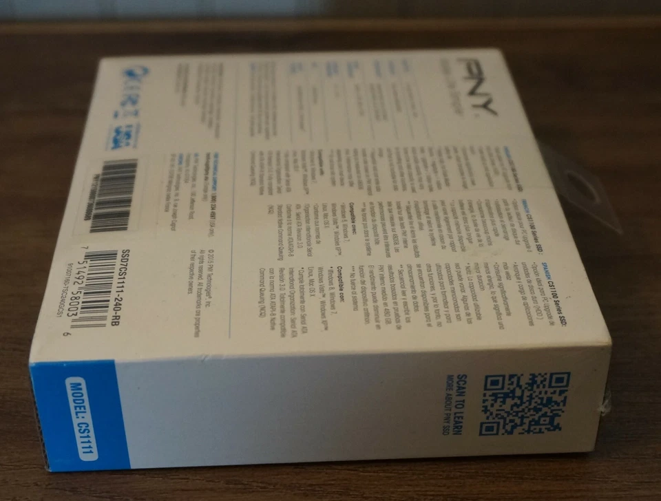 New! Genuine PNY 240GB CS1111 Internal 2.5 inch SATA III Solid State Drive SSD - Image 4 of 4