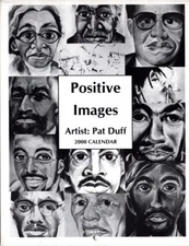 Vintage Positive Images by Pat Duff 2000 CALENDAR Detroit B&W Black History RARE
