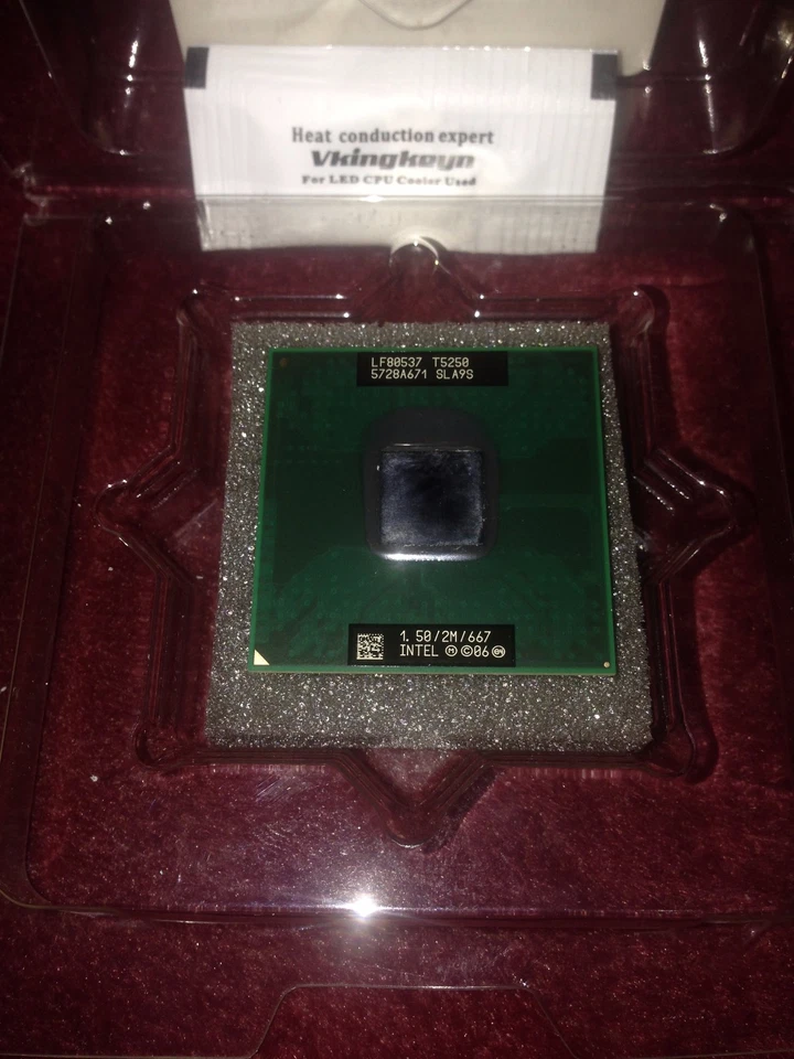 Intel Core 2 Duo Mobile Processor 1.50 2M 667 T5250 SLA9S OEM + Paste Included - Image 3 of 4