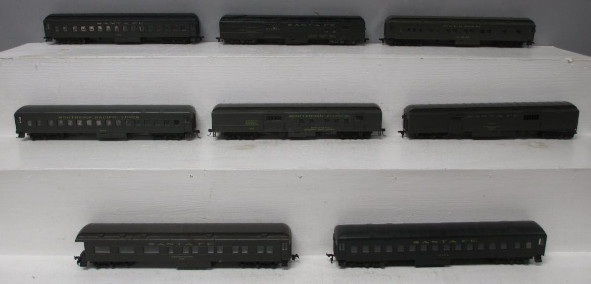 Assorted HO Scale Santa Fe Passenger Cars [8] eBay