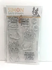 Simon Says Stamp and Newton's Nook Stamptember Santa Paws Stamp and Die Set