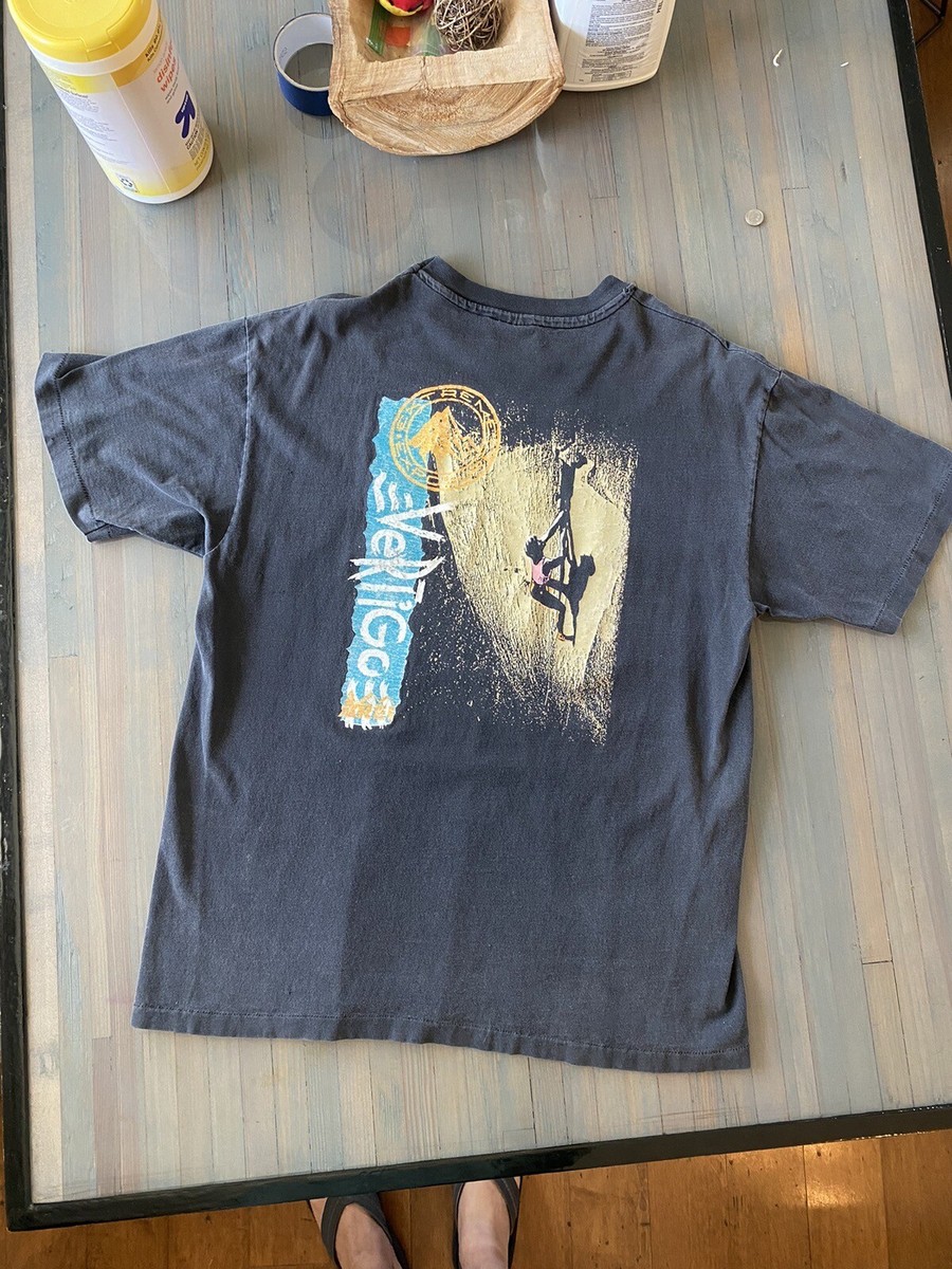 VTG 90s REI Outdoor Single Stitch T Shirt Rock Climbing