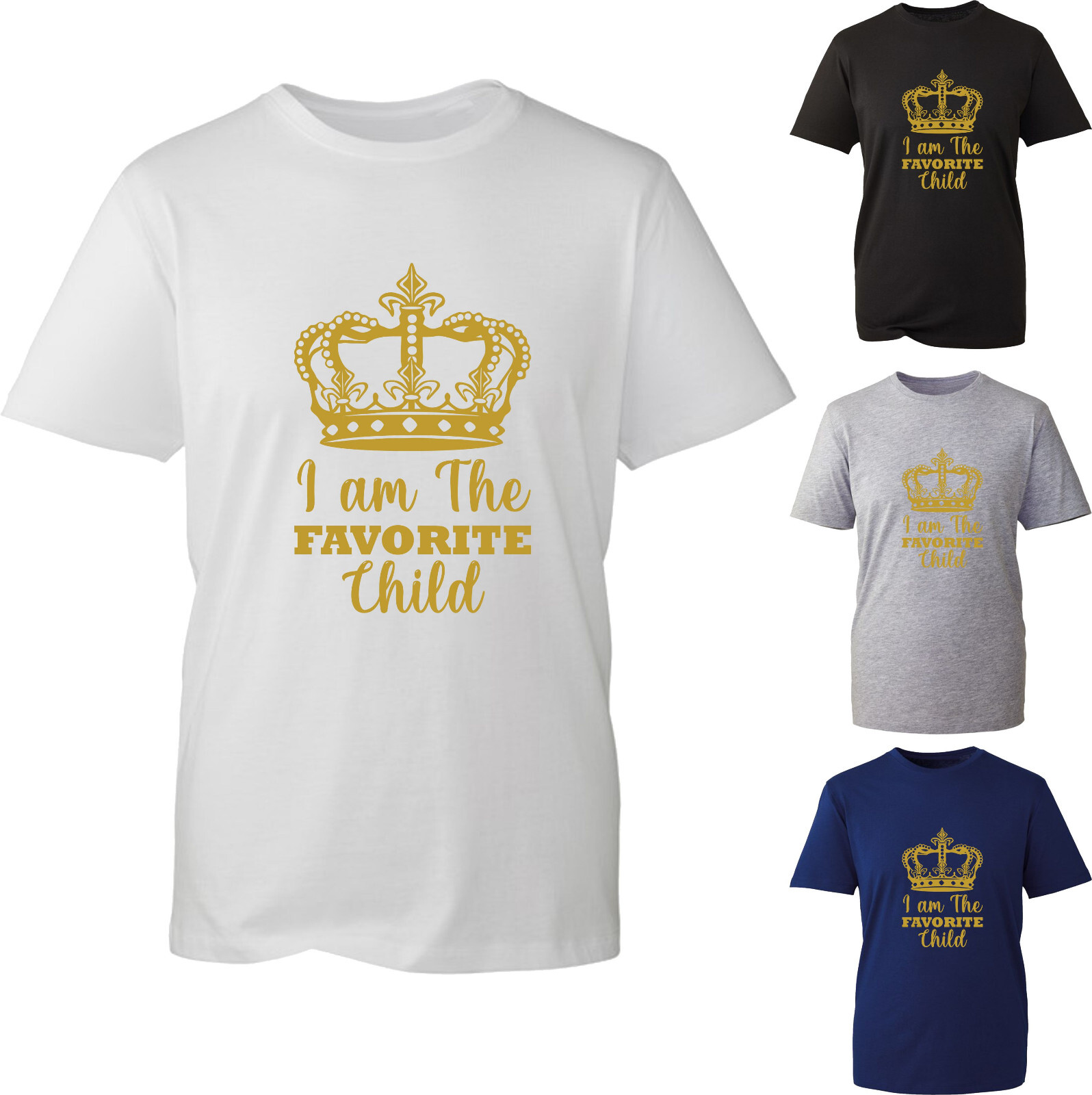 I'm The Favourite Child T-Shirt Funny Sarcastic Slogan Siblings Rivalry Tee Top