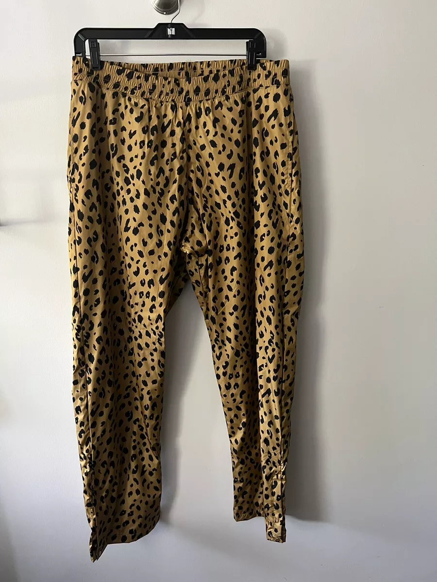 Noah Men’s Cheetah Track Pants Size Large