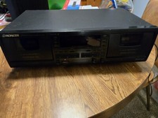 Pioneer Stereo Double Cassette Tape Deck CT-W404R