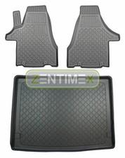 Z331204 SET Kofferraumwanne Gummifußmatten für VW Volkswagen T5 Multivan Langver