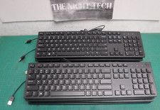 New No Box Lot of 8 Dell KB216 USB Wired Black Slim US QWERTY Keyboard