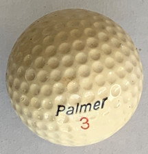 PALMER PROFESSIONAL GOLFER GOLF BALL BY PRO GROUP  USED