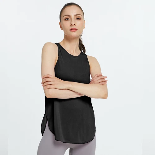 Women's Workout Tank Tops Cool-Dry Sleeveless Loose Fit Yoga Shirt Athletic Tops - Bild 6 von 41