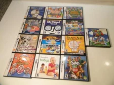 13 EMPTY Nintendo DS Game Cases - No Games - Cases & Manuals
