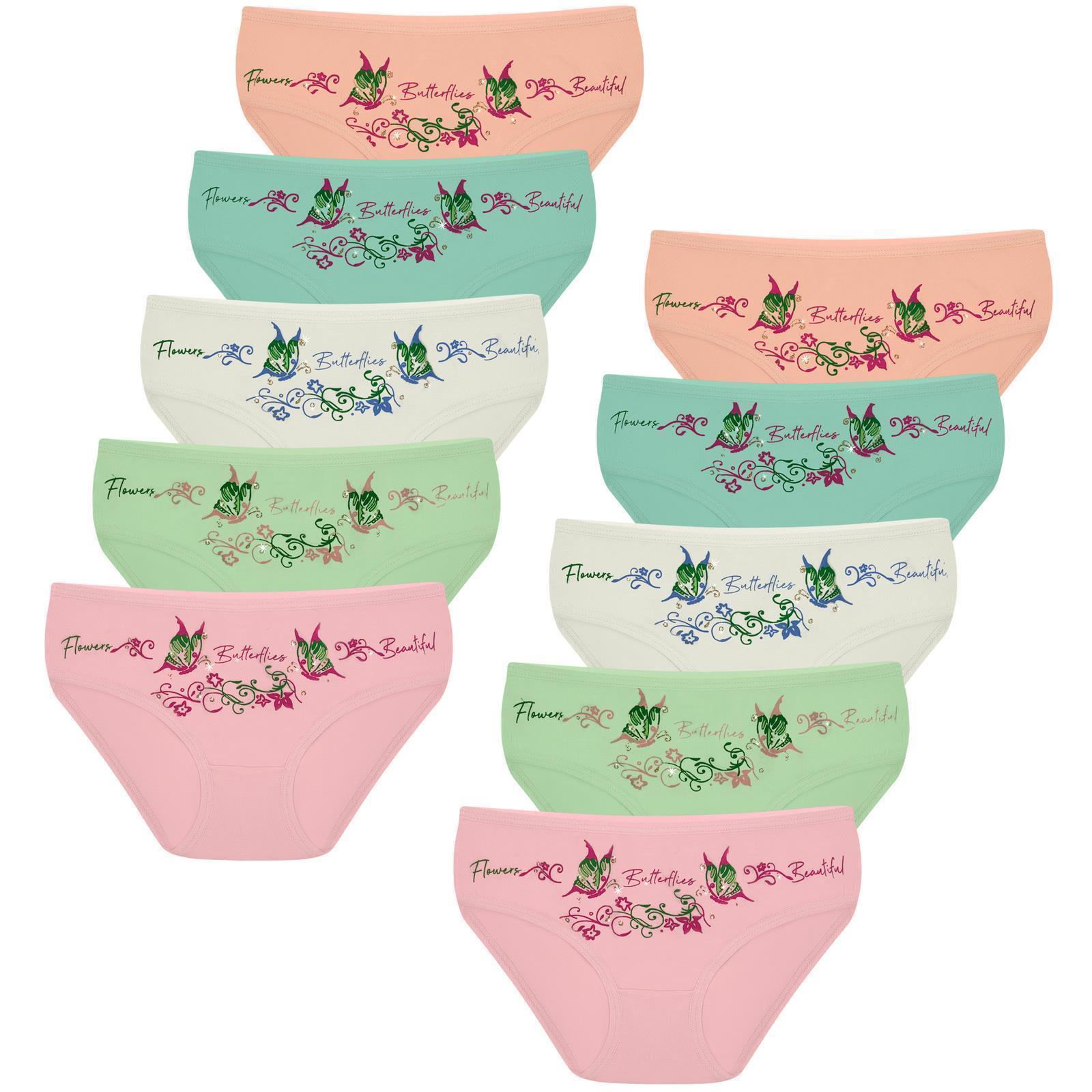 Mädchen Slips Unterhosen Schmetterling Unterwäsche Panty Kinder