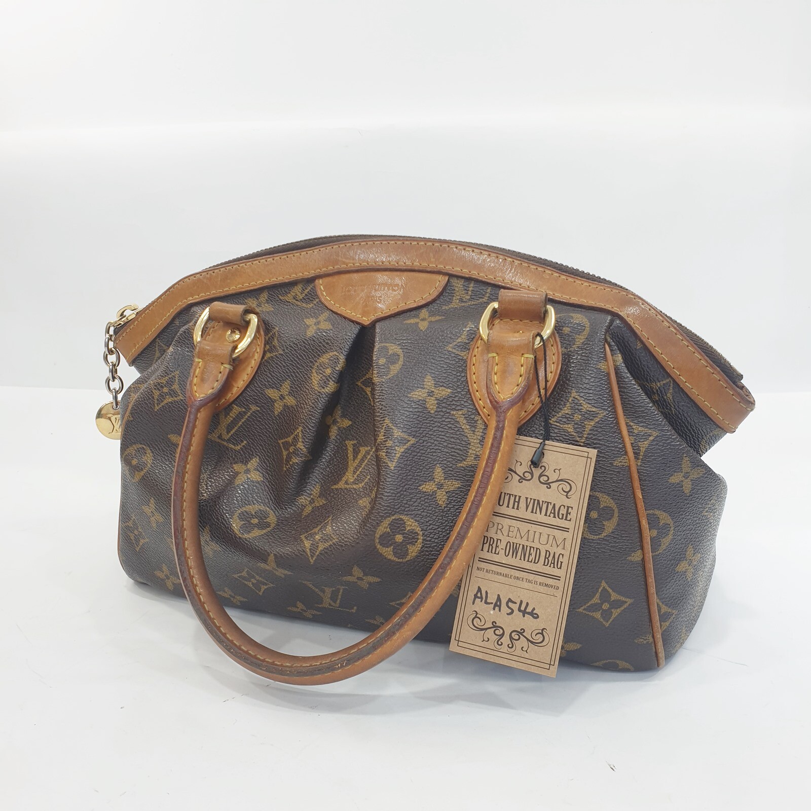 Authentic Louis Vuitton Tivoli PM Monogram M40143 Guarantee Tote Hand Bag  ALA546