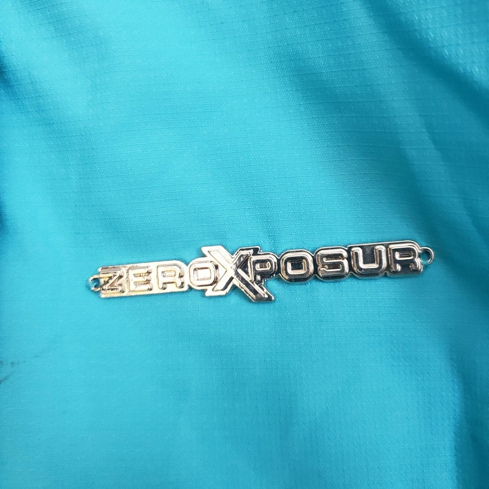 Zero Xposur Jacket Girls 14 Large Blue Pink Outdoors Parka Hooded Coat Kids - Image 4 of 4