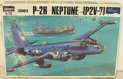 Hasegawa #JS-082 Lockheed P-24 Neptune (P2V-7) 1:72 Scale Open Box - NOS