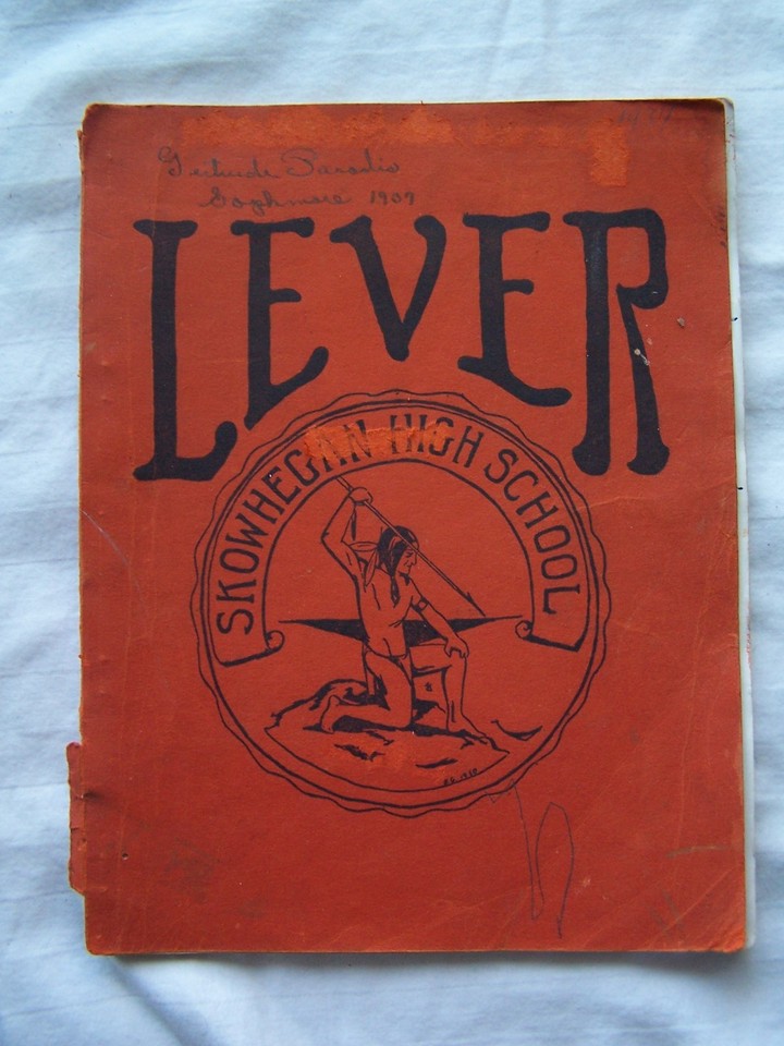 1937 SKOWHEGAN HIGH SCHOOL YEARBOOK SKOWHEGAN, MAINE THE LEVER eBay