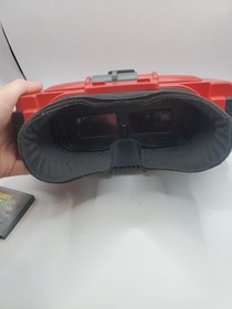 Nintendo Virtual Boy Console Headset + Mario Tennis  FOR PARTS, READ DESCRIPTION